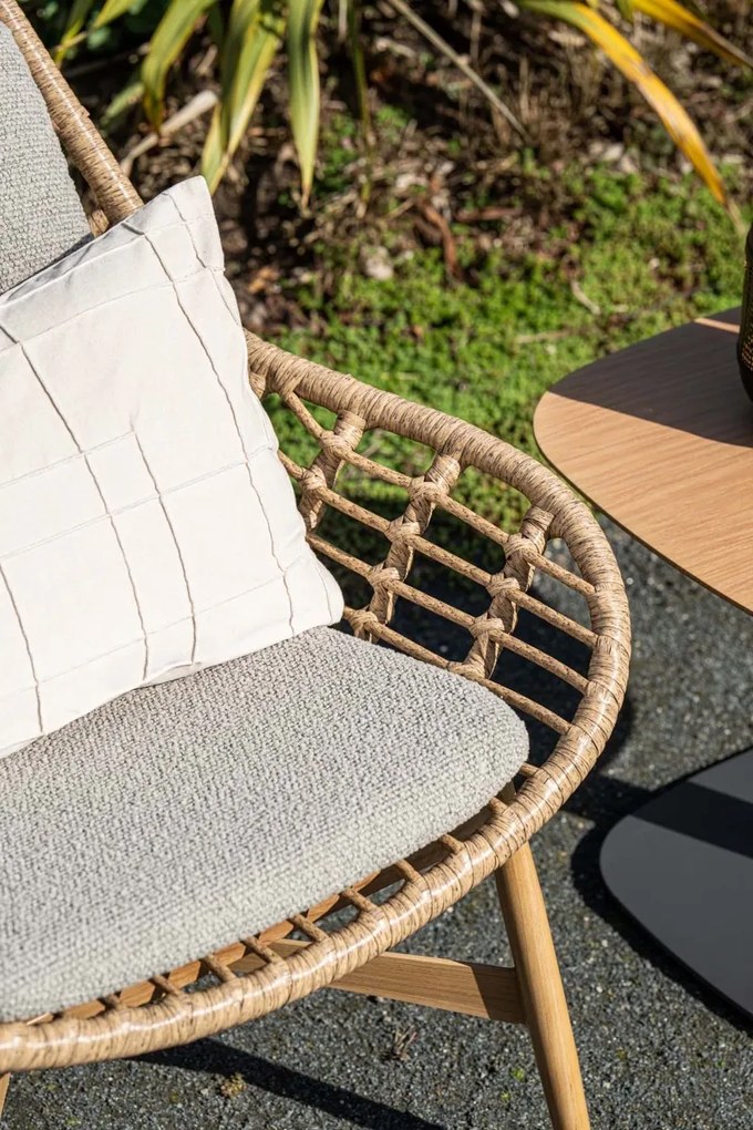 Castello loungestoel - Natural rotan - inclusief kussens OP=OP