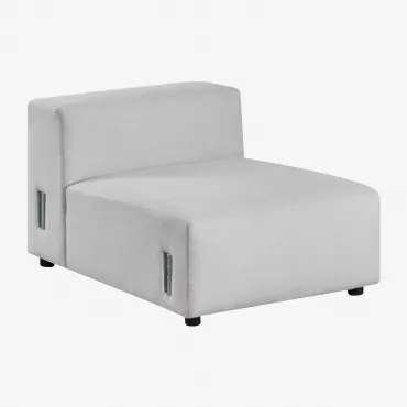 Centrale Module 85x113 Cm Voor Modulaire Bank Bruna Stof Gris Glacial - Sklum