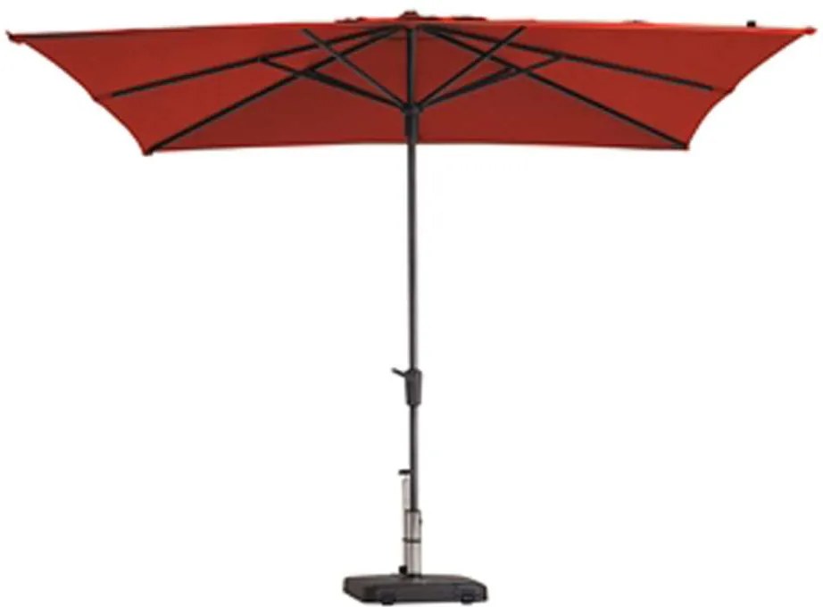 Madison parasol Syros - rood - 280x280 cm - Leen Bakker