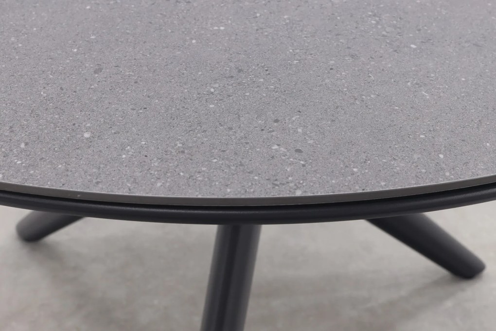 Dublin ronde tuintafel Ø120 cm. - Antraciet