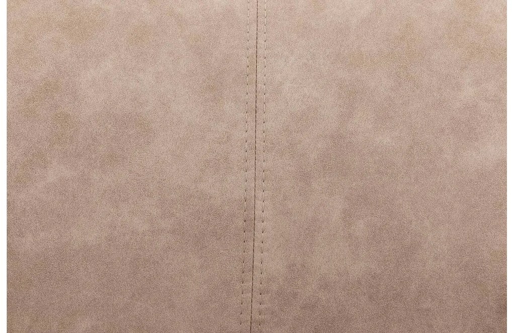 Goossens Eetkamerstoel Alex beige microvezel met armleuning en met wielen, stijlvol landelijk