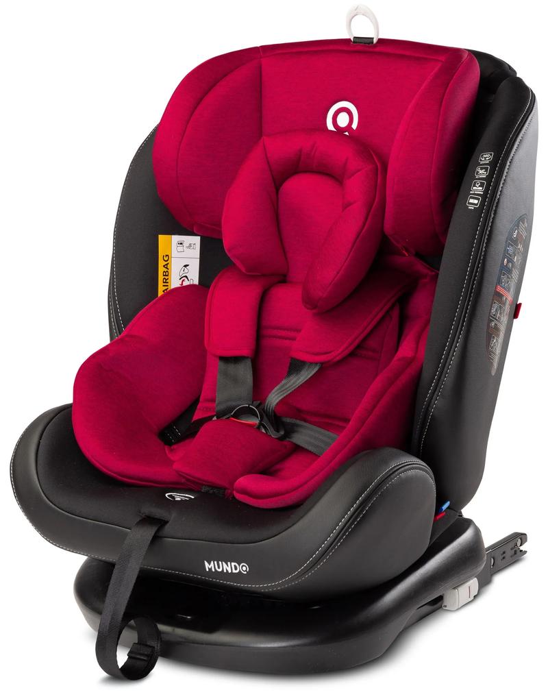 Baby Nora Autostoel Kinderen Mundo 0-36 Kg Isofix Rood