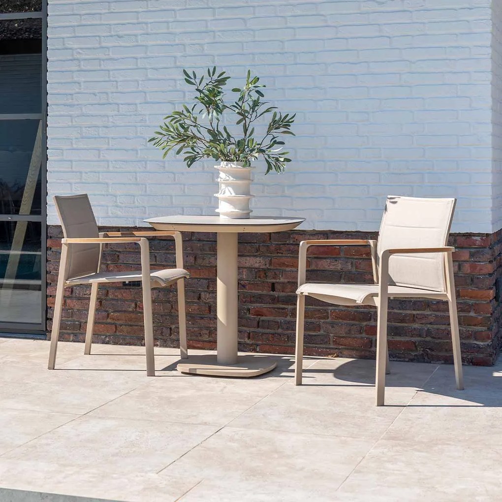 Taste by 4 Seasons Cortina tuinset 3-delig latte - Manolo 75x75 cm