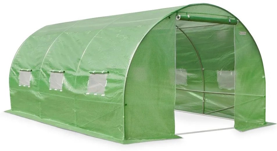 Metalen tuintunnel 3x4,5m groen Garden Point