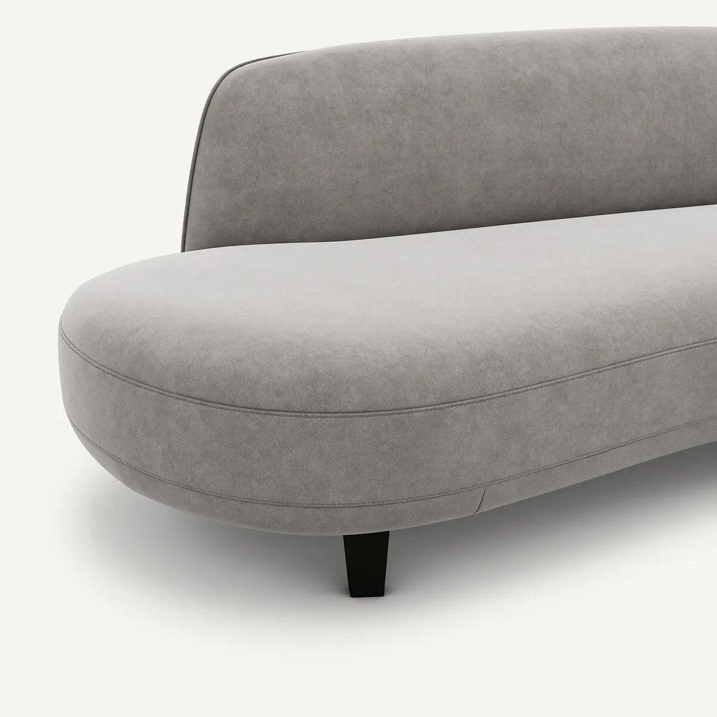 6-zits bank in stonewashed fluweel, Rosebury