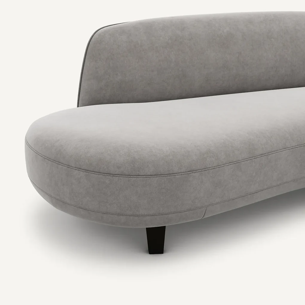 6-zitsbank stonewashed fluweel, Rosebury