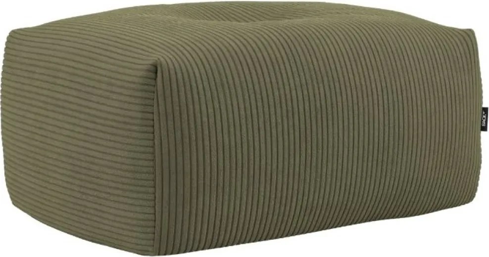 Soft Zitzak Indoor Pouf - Corduroy Olive