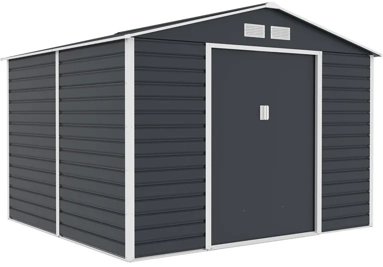 Lahti metalen gereedschapshuis 2,8 x 2,6 m Store Boss antraciet