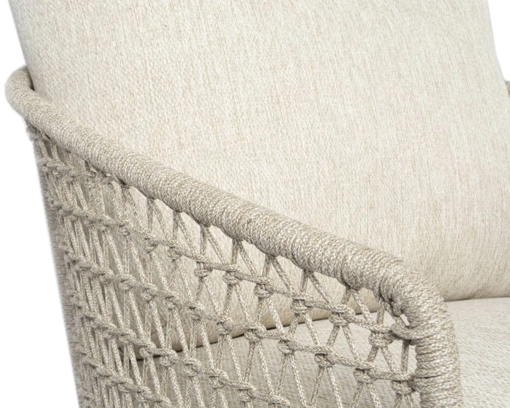 4 Seasons Outdoor Puccini loungestoel SALE Loungestoel beige weerbestendig