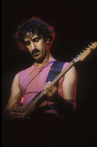 Foto Portrait of rock musician Frank Zappa, 1982