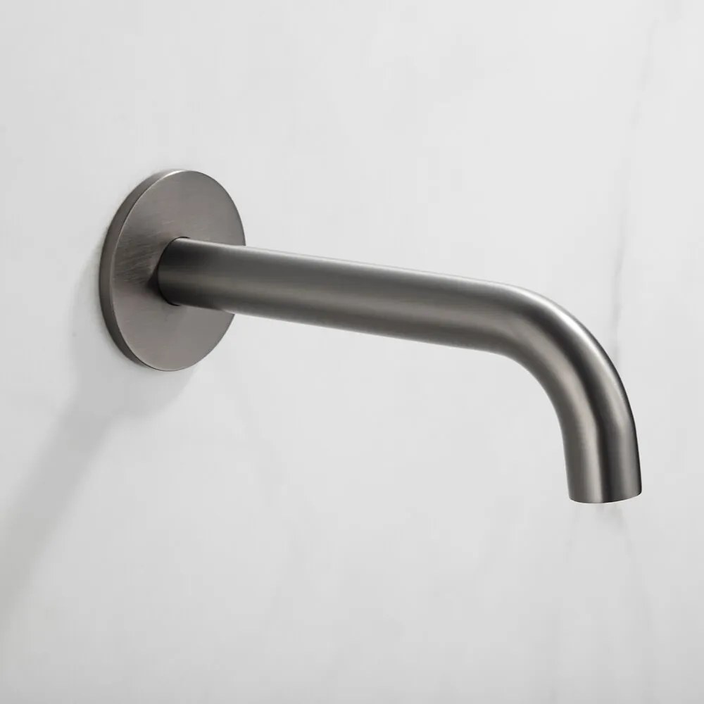 Saniclear Plus Stripes Pro inbouw badkraan met 20cm uitloop verouderd ijzer - gunmetal