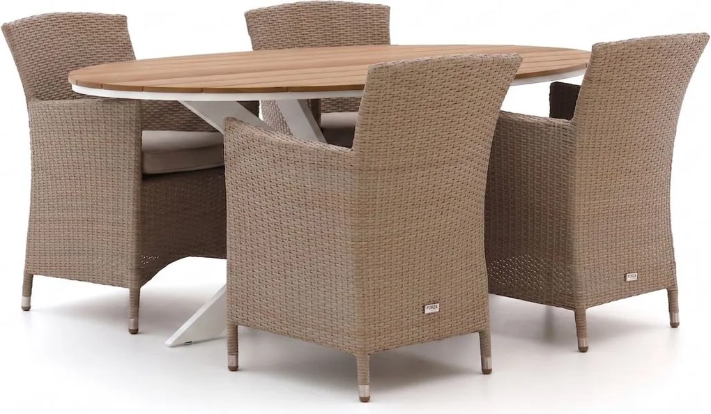 Diningset Forza  | 4 personen | Tuinset polywood | 5-delig | Kees Smit Tuinmeubelen
