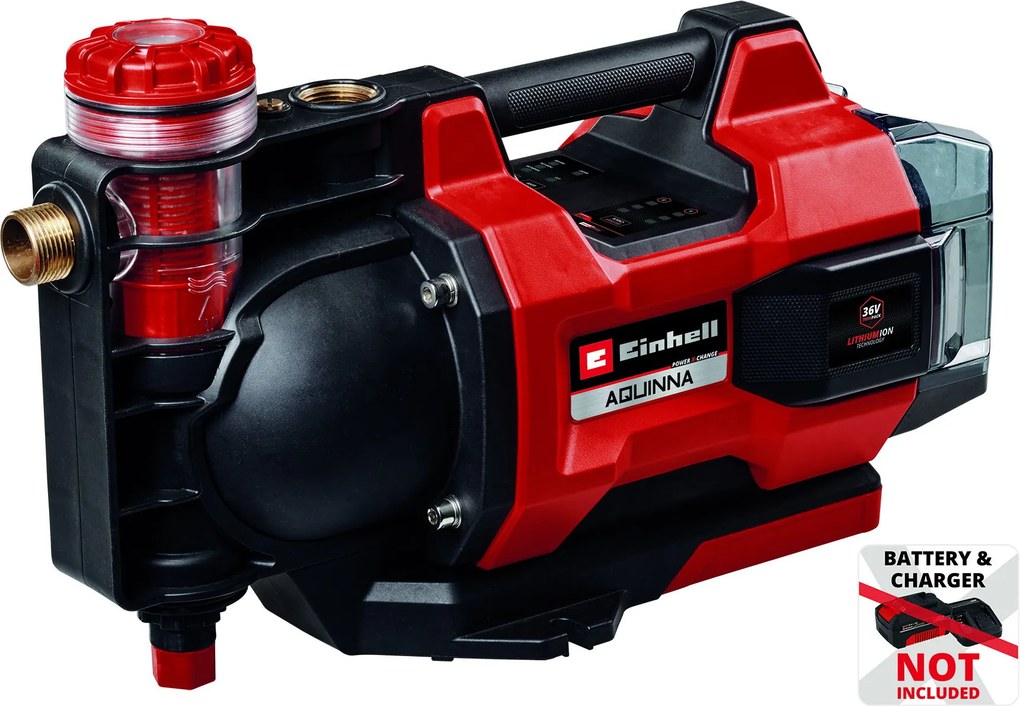 Einhell AQUINNA 36/38 F LED Li Solo - Accu Tuinpomp - Power X-Change