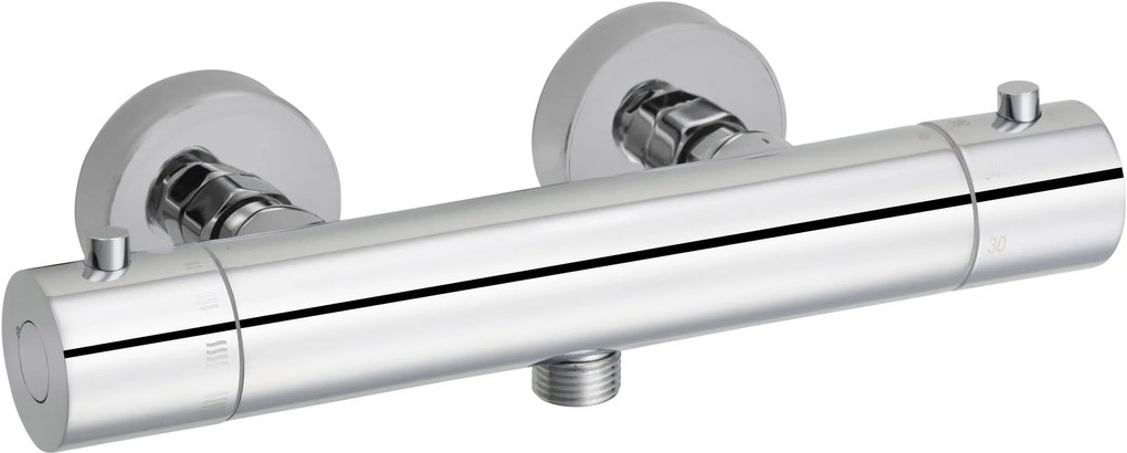 Saqu Essential douche thermostaatkraan 12cm chroom