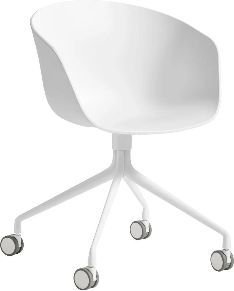 Hay About a Chair AAC24 stoel met wit onderstel White