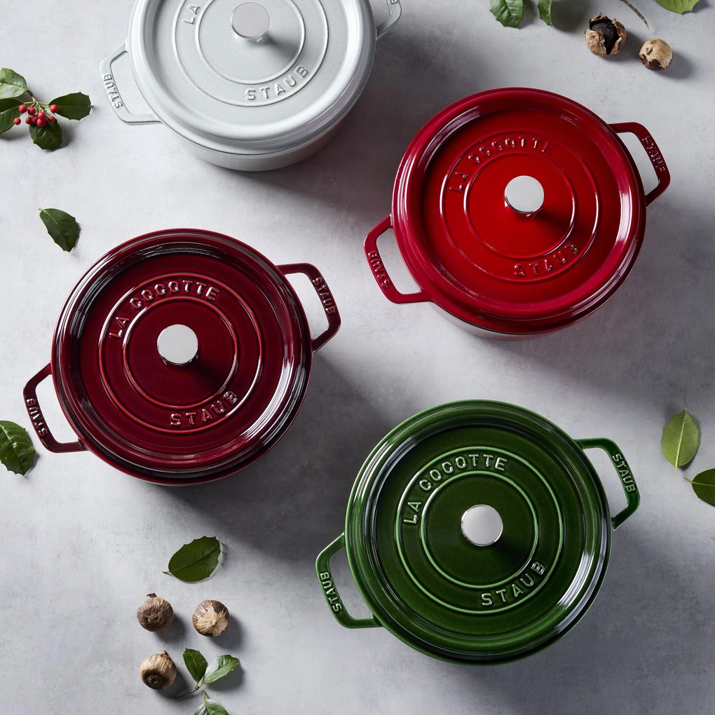 Staub La Cocotte Cocotte 24 cm / 3,7 l, Rond, Basilicum - La Cocotte - Staub