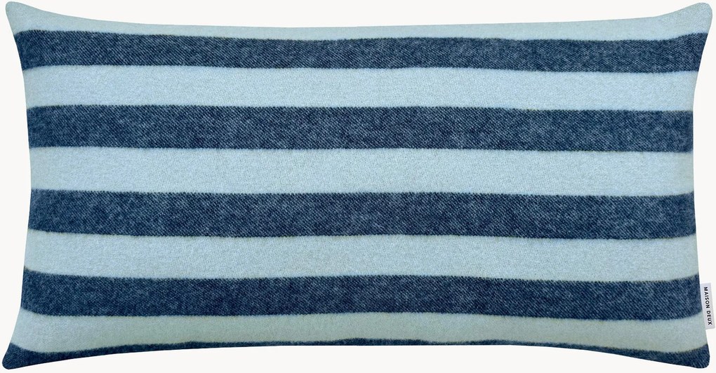 Decoratieve kussenhoes Candy Wrap van Nieuw-Zeelandse wol
