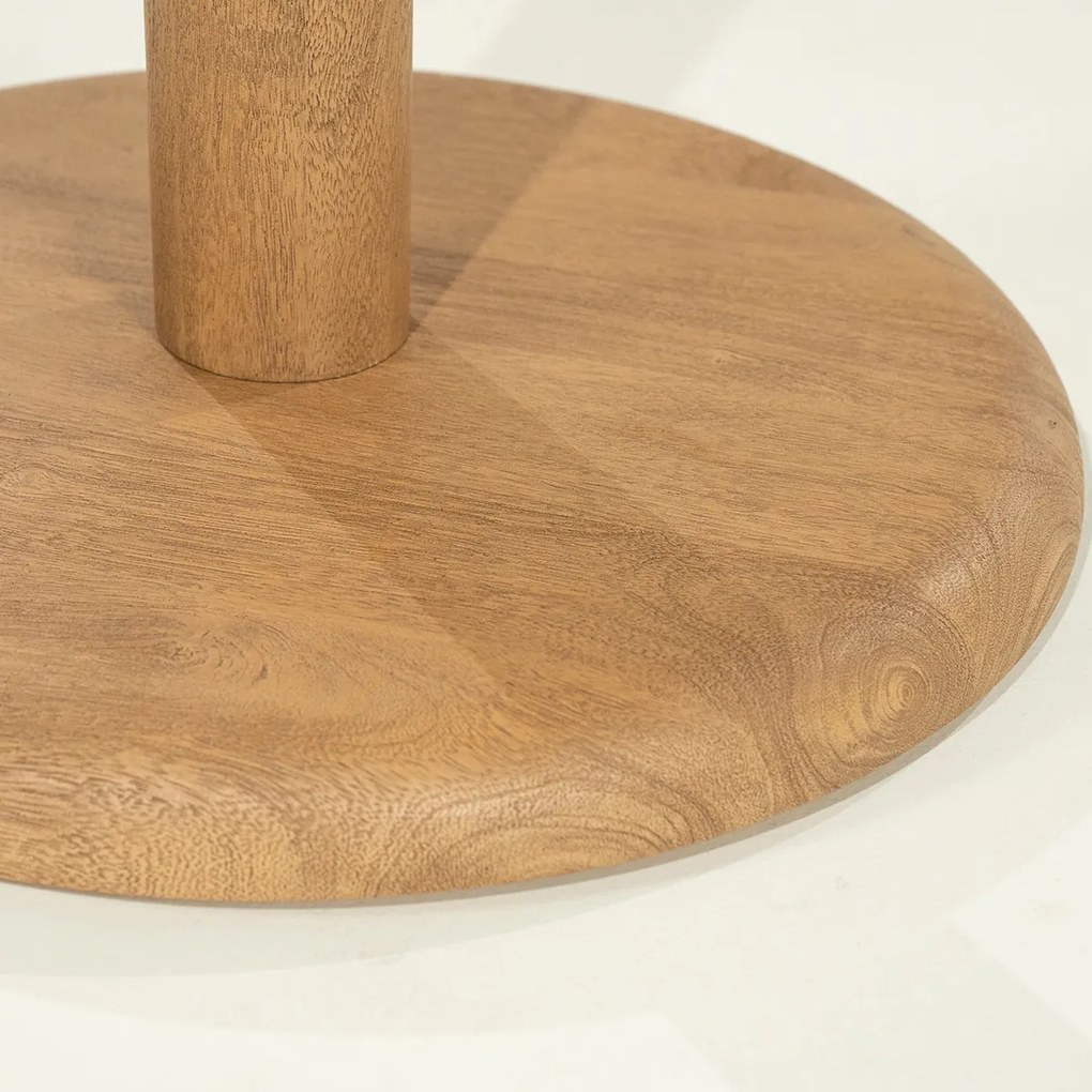 Bistro Eettafel Rond Eiken - 70 X 70cm.