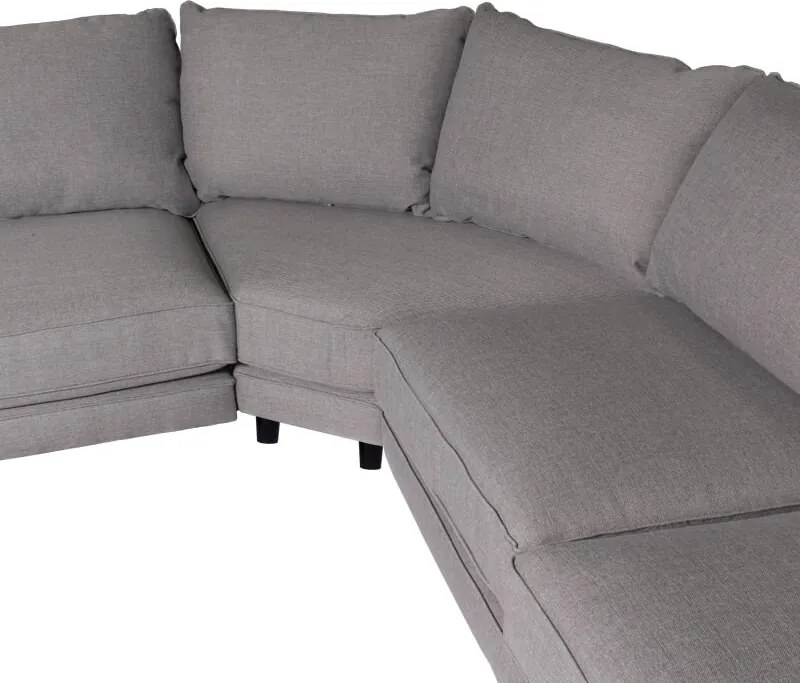 Hoekbank - Samba - rechts - stof Inari lichtgrijs 91