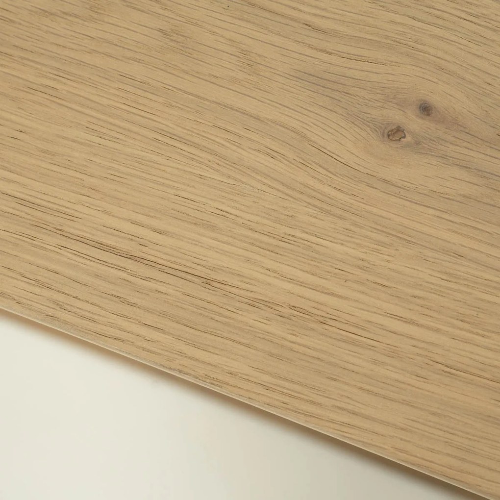 Eleonora Milo Eiken Tv-meubel Met Schuifdeuren 240 Cm Naturel - 240x42x43cm.