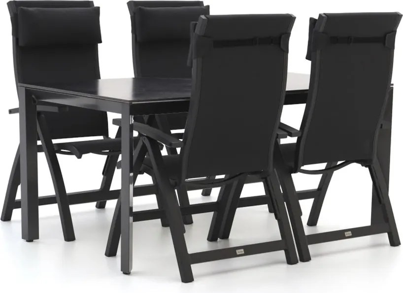 Diningset Bellagio  | 4 personen | Tuinset sintered stone | 5-delig | Kees Smit Tuinmeubelen