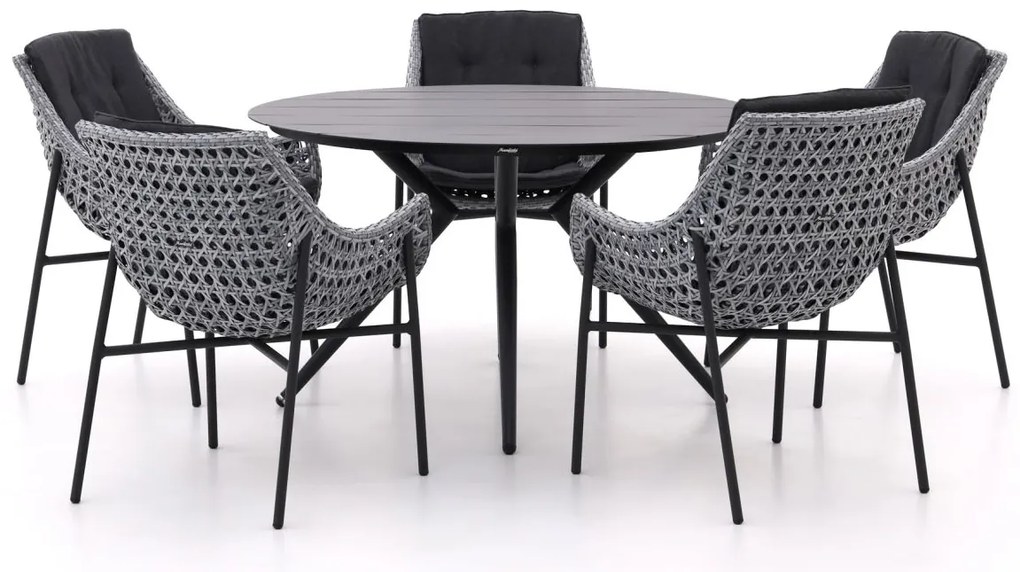 Manifesto Novara/Sora ø 127cm dining tuinset 6-delig