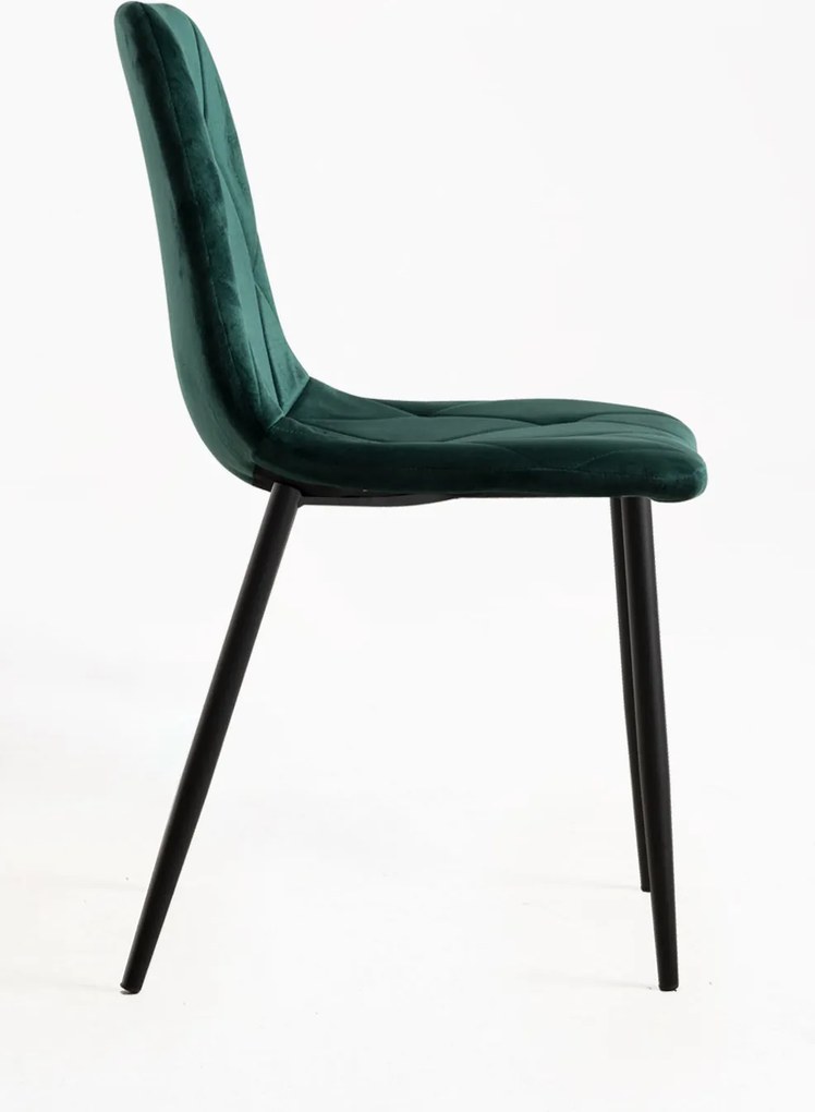 Set 4 Lyke Fluwelen Stoelen