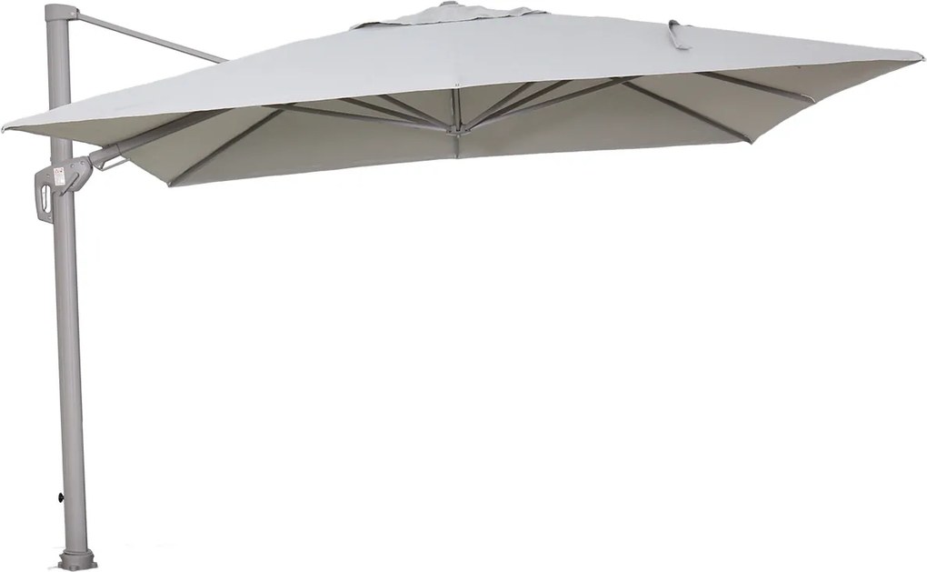 Garden Impressions Hawaii Big Pole II zweefparasol 350x350 cm – frame taupe – doek zand