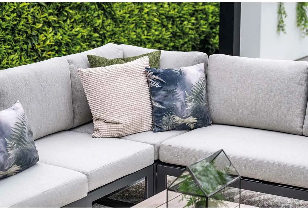 Garden Impressions Diego loungeset 4-delig - donker grijs