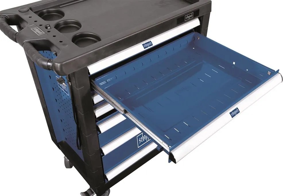 Scheppach TW1000 Gereedschapswagen gevuld 263 delig