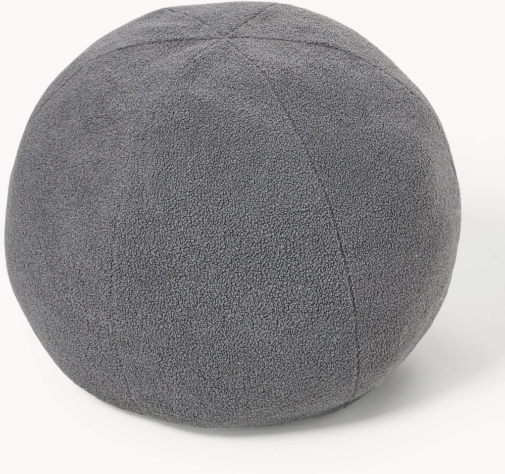 Westwing Crosby Studios Rond bouclé sierkussen Celeste, Ø 70 cm