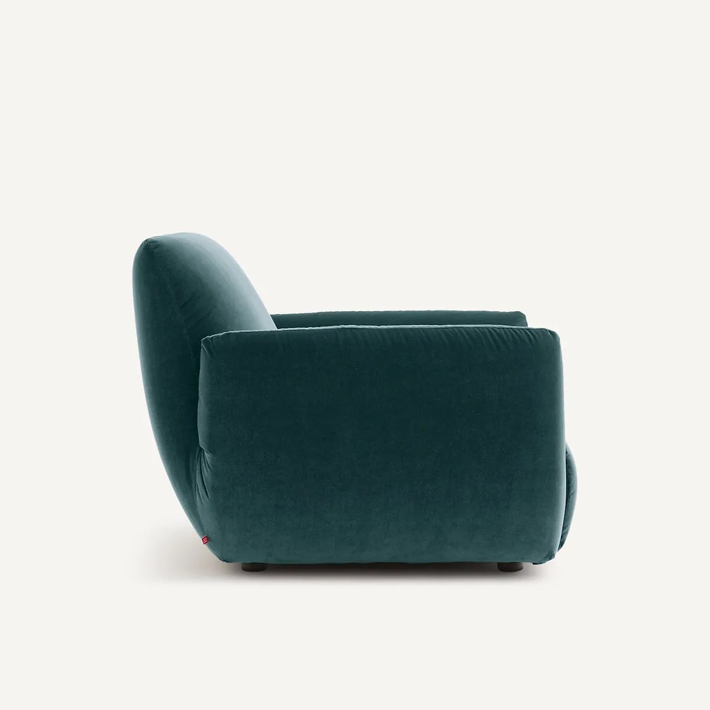 Fauteuil in fluweel, Spogano