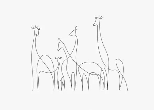 Giraffes - S - 100 x 80 cm