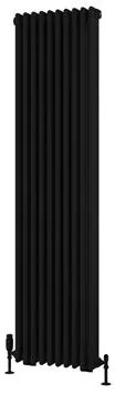 Eastbrook Rivassa 3 koloms radiator 45x180cm staal 2605W zwart mat