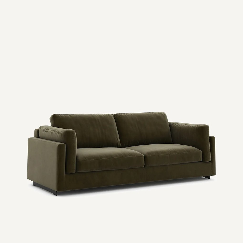 Omvormbare bank in fluweel, César