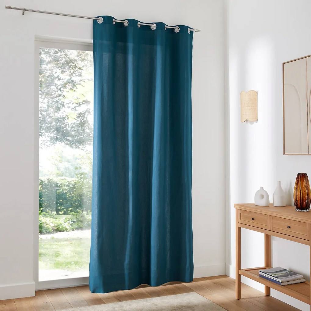 Katoenen gordijn met oogjes Scenario