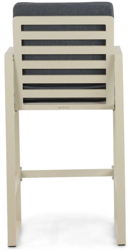 Barstoel Aluminium Taupe-naturel-bruin Lifestyle Garden Furniture Nuno