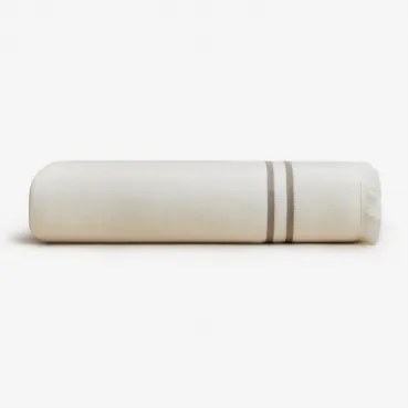 Salerno Katoenen Handdoek Moka Bruin & 100 X 180 Cm - Sklum
