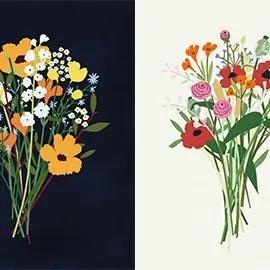 Wild Flowers - S - 80 x 100 cm