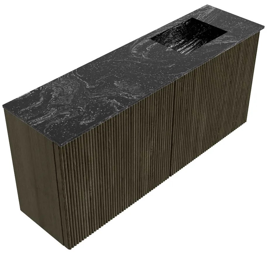 Mondiaz Joya DLux 90cm toiletmeubel shadow met wastafel faye rechts zonder kraangat lava