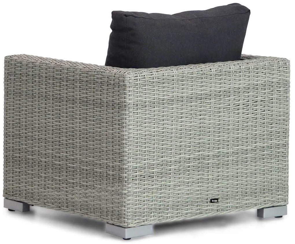 Hoek loungeset 6 personen Wicker Grijs  Garden Collections Cuba