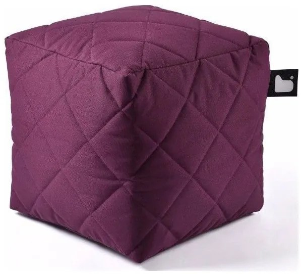 B-Box Outdoor Quilted Poef - Berry