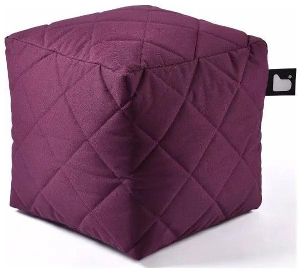 Extreme lounging B-Box Quilted Poef - Paars