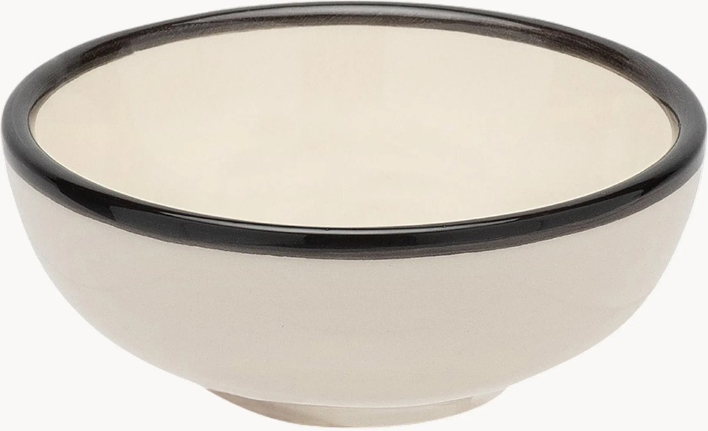 Handbeschilderde snackkom Black Swan