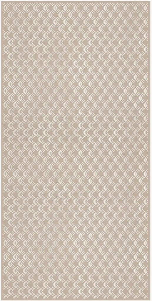 Vinyl vloerkleed Olas Japonesas Beige