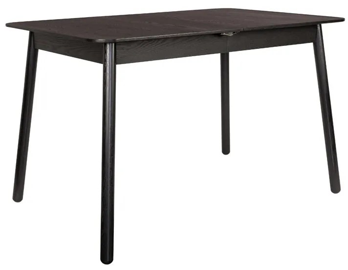 Zuiver Glimps Uitschuifbare Eettafel Zwart Hout