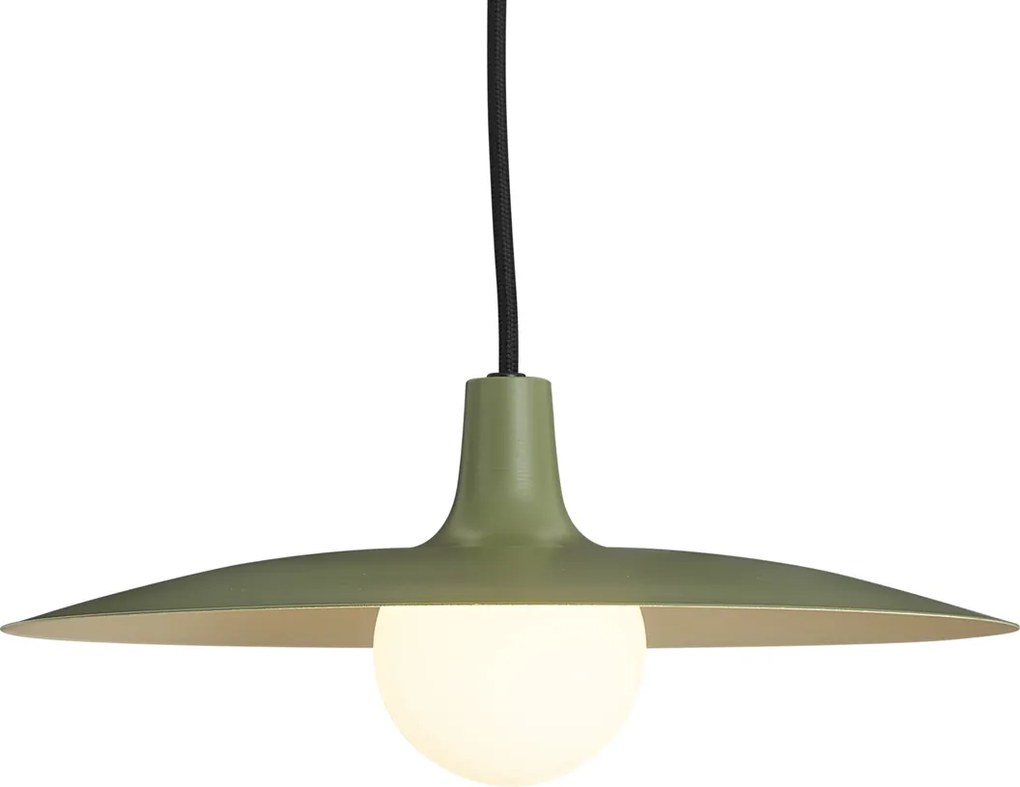 Retro hanglamp groen voor railsysteem 1-fase - Slimline Panzi