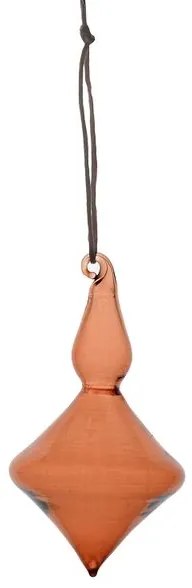 Kersthanger pegel, glas, terracotta