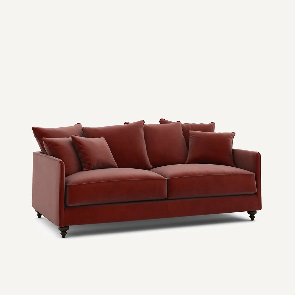 Omvormbare 3-zits fluwelen zetel, Lazare