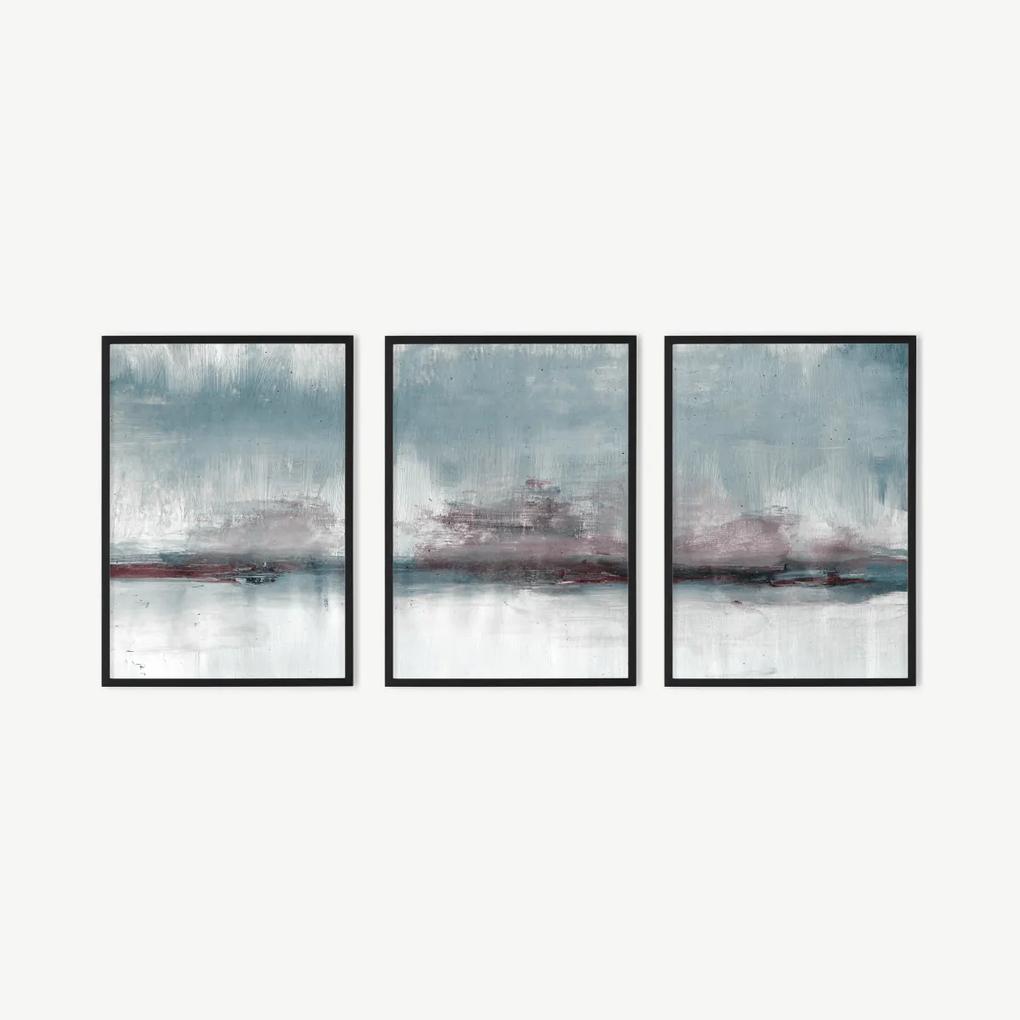 Dan Hobday, 'Abstract Haze', set van 3 ingelijste prints, A2
